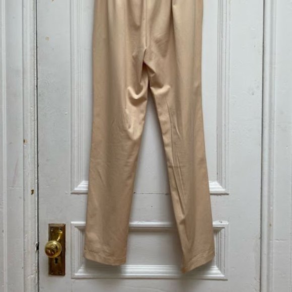 Beige Paper Bag Pants - Picture 2 of 4